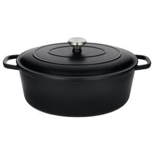 SILVERCREST Gietijzeren braadpan, Ø35 cm (zwart)