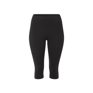 esmara Dames capri legging - plus size (Zwart, L (44/46))