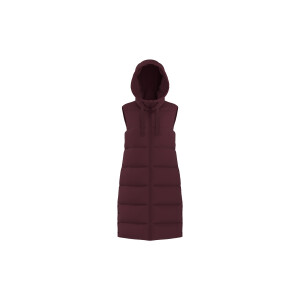 ESMARA Dames lange bodywarmer (Bordeaux, M (40/42))