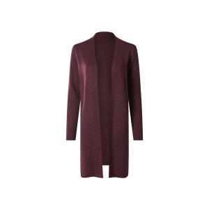 ESMARA Lang dames vest (Bordeauxrood, L (44/46))
