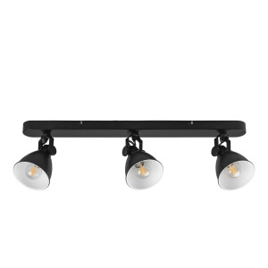 LIVARNO home LED-plafondlamp met draaibare spots (Plafondraillamp, Zwart)