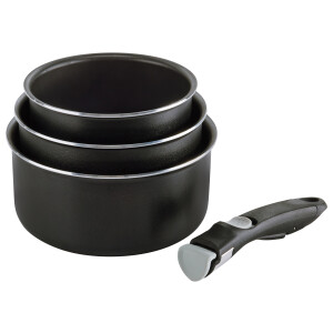 CRIVIT Camping pannenset 4-delig (Steelpannenset)