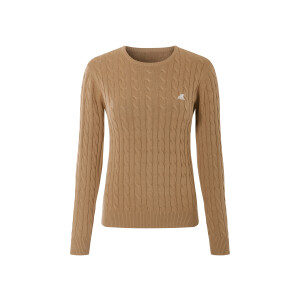 esmara Gebreide dames trui (Bruin, XS (32/34))