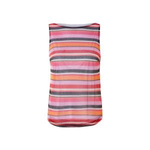 esmara Gebreide dames top (rood/roze/oranje, 34)