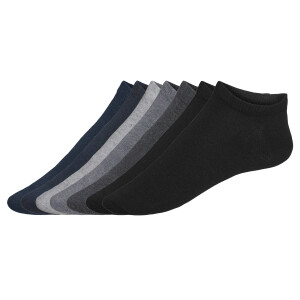 LIVERGY 7 paar sneakersokken (Grijs, 39-42)