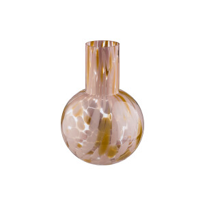 LIVARNO home Glazen vaas (Bolvaas/geel)