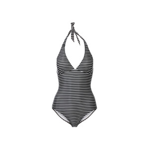 esmara Dames badpak (44, Zwart met print)