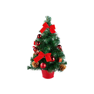 LIVARNO home Kunstkerstboom 40 cm (Rood)
