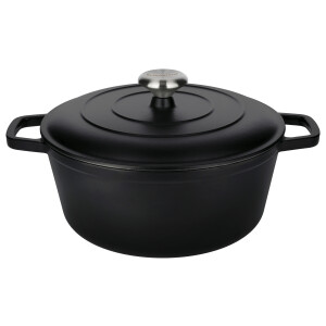 SILVERCREST Gietijzeren pan, Ø27 cm (zwart)