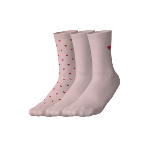 esmara 3 Paar sokken (Lichtroze, 39-42)