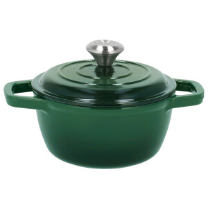 SILVERCREST Gietijzeren pan, Ø16 cm (Groen)