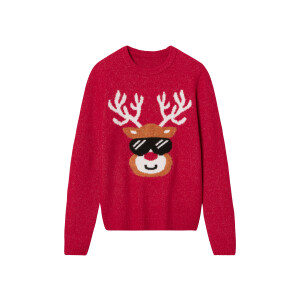 pepperts! Kinder kersttrui (134/140, Rood)