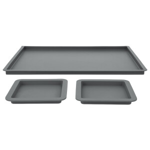 SILVERCREST Siliconen bakvormen (Bakmat set van 3)