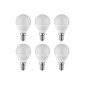 LIVARNO home 6 LED-lampen (E14 bol)