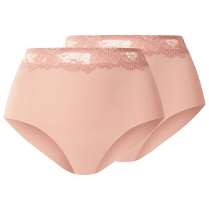 esmara Set van 2 dames onderbroeken (Lichtroze, XXL (52/54))