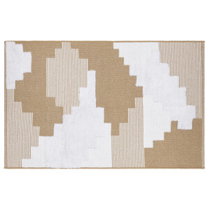 LIVARNO home Katoenen vloerkleed 120 x 180 cm (Beige)