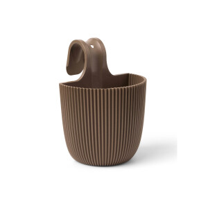 CAPI EUROPE Balkon bloempot Groove (warm taupe)