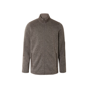 LIVERGY Heren fleecevest (Bruin, M)