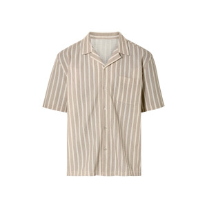 LIVERGY Heren overhemd (Beige, S)