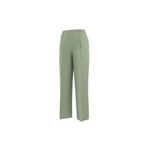 ESMARA Dames broek - Wide leg (Groen, L)