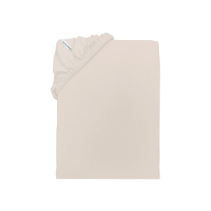 TOM TAILOR Jersey hoeslaken, 140-160 x 200 cm (Beige)