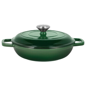SILVERCREST Gietijzeren hapjespan, Ø25 cm (Groen)
