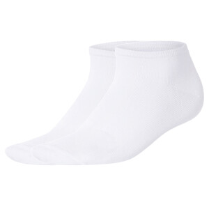 esmara 2 Paar sneakersokken (Wit, 35-38)