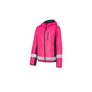 CRIVIT Dames omkeerbare jas (Donkerroze/zwart, M (40/42))