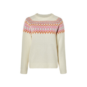 esmara Dames grof gebreide trui (S (36/38), Wit)