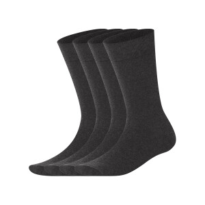 esmara Men 4 Paar sokken (Donkergrijs, 39/42)