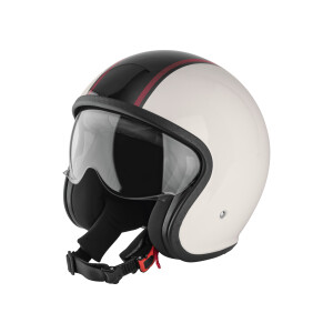 ULTIMATE SPEED Scooter helm maat S (Crème/zwart)