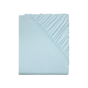 LIVARNO home Jersey hoeslaken 90-100 x 200 cm (Lichtblauw)