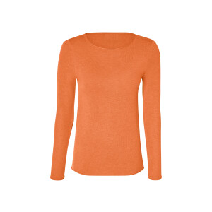 ESMARA Dames fijngebreide trui, aangesloten pasvorm. (Oranje, L (44/46))