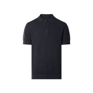 ESMARA MEN Gebreide heren polo (Marineblauw, XL)