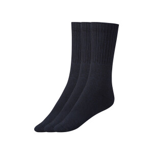 esmara Men 3 Paar sokken (Marineblauw, 39-42)