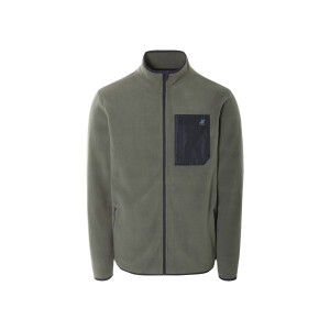 LIVERGY Heren fleecevest (Kaki, XL)