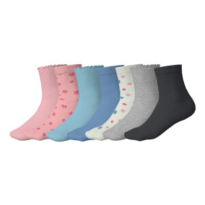 ESMARA KIDS 7 Paar kinder sokken (roze/blauw, 31/34)