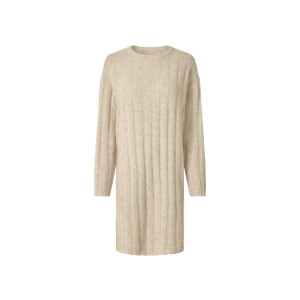 ESMARA Gebreide dames jurk (Beige, S (36/38))
