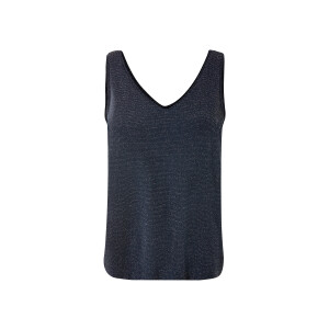 esmara Dames glittertop (Donkerblauw, XS (32/34))