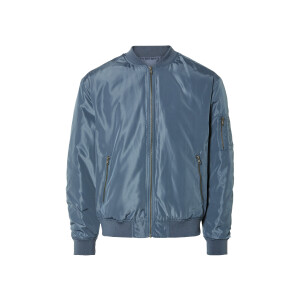 LIVERGY Heren bomberjack (Blauw, S)