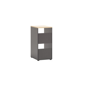 Schildmeyer Kast Solea (2 vakken, hoogte 95,8 cm, Antraciet)