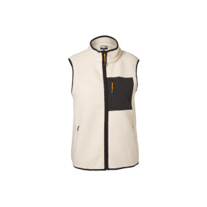 CRIVIT Dames sherpa bodywarmer (Crème, L (44/46))