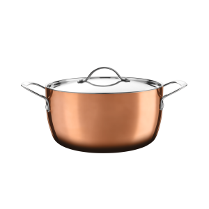 SILVERCREST RVS kookpan met koperlaag, Ø24 cm