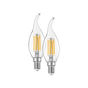 LIVARNO home 2 LED-lampen (Kaars wind E14 4,2 W 2 stuks)