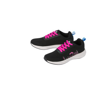 CRIVIT Dames sportschoenen (Zwart/roze, 36)