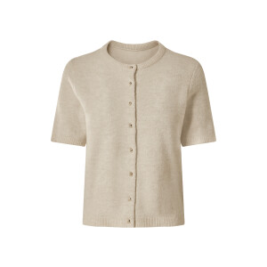 ESMARA Fijngebreid damesvest (Beige, S (36/38))