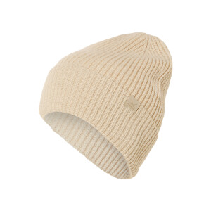 SANSIBAR Gebreide sjaal of muts (Muts, Beige)