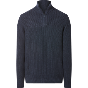 ESMARA MEN Heren grofgebreide trui (Marineblauw, M)