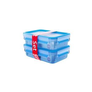 TEFAL Clip & Close vershoudbakjes (Doos van 2, rechthoekig)
