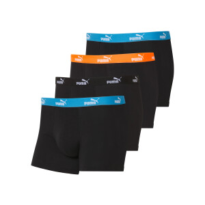 Puma 4 heren boxers (Zwart, XL)